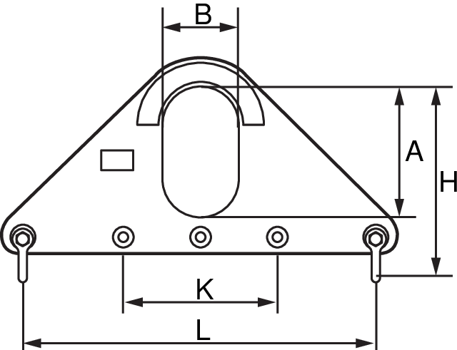 Lifting Triangle, painted triangle | Industrial Rigging & Supply