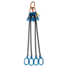 Chain sling 4-leg, Grade 100