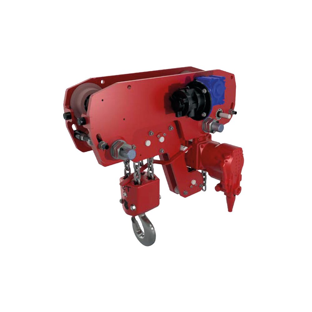 Low Headroom Air Chain Hoist Red Rooster TMH (3.000 - 20.000 kg)