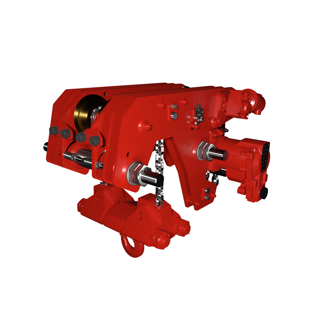 Ultra Low Headroom Air Chain Hoist Red Rooster TMH (6.000 - 20.000 kg) 