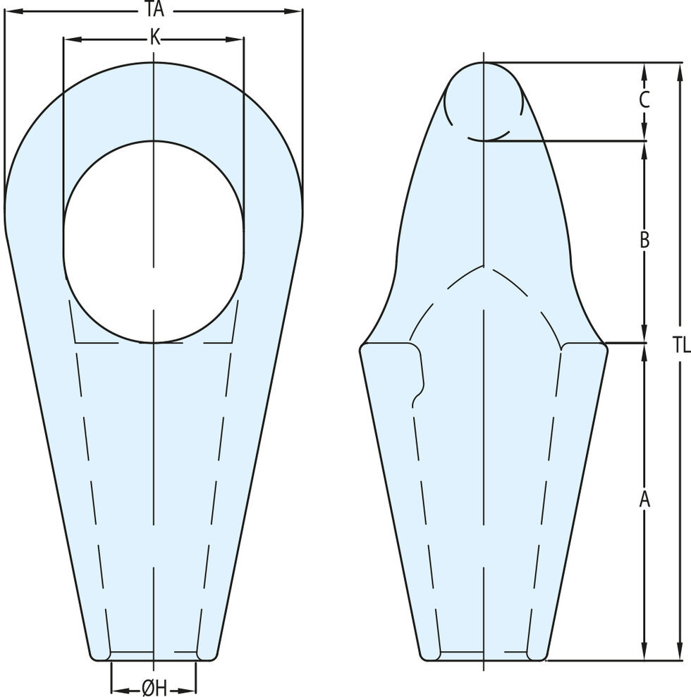 Short Bow Socket Ropeblock VM SBS | Industrial Rigging & Supply