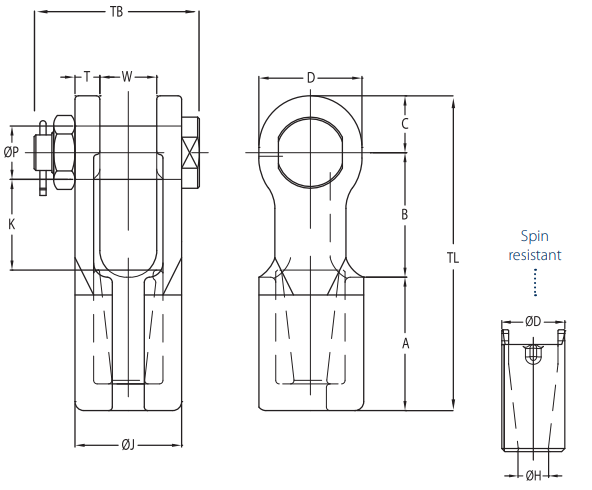 Fast Connector Socket FCS Spin Resistant | Industrial Rigging & Supply