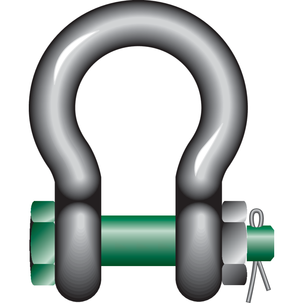 Bow Shackles BN Van Beest Green Pin® G-4163