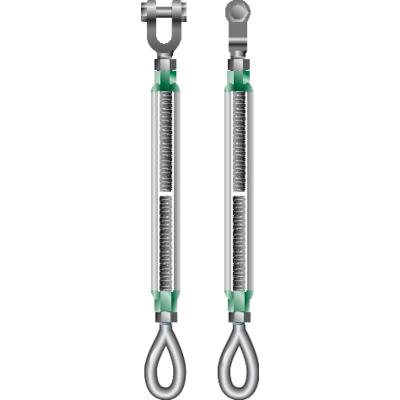 Turnbuckles Eye - Jaw Green Pin® G-6315