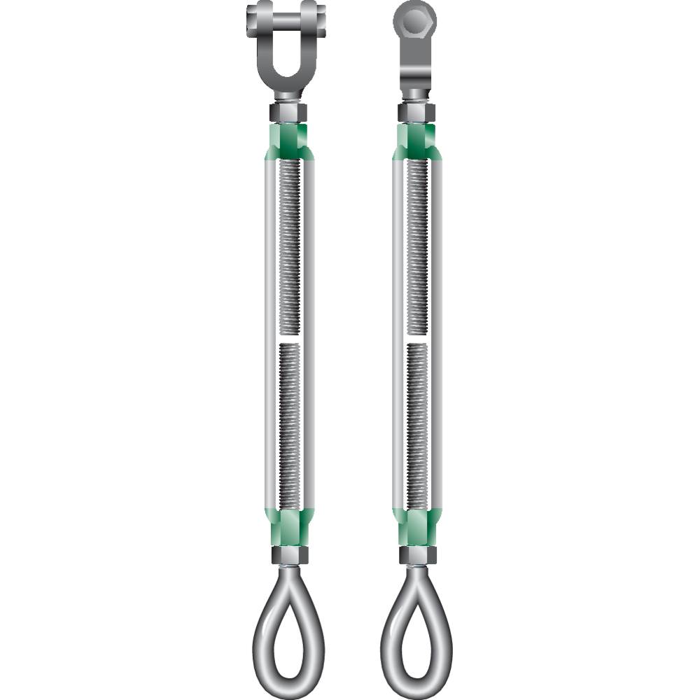Turnbuckles Eye - Jaw Green Pin® G-6315